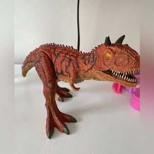 Heavy carnosaurus toy